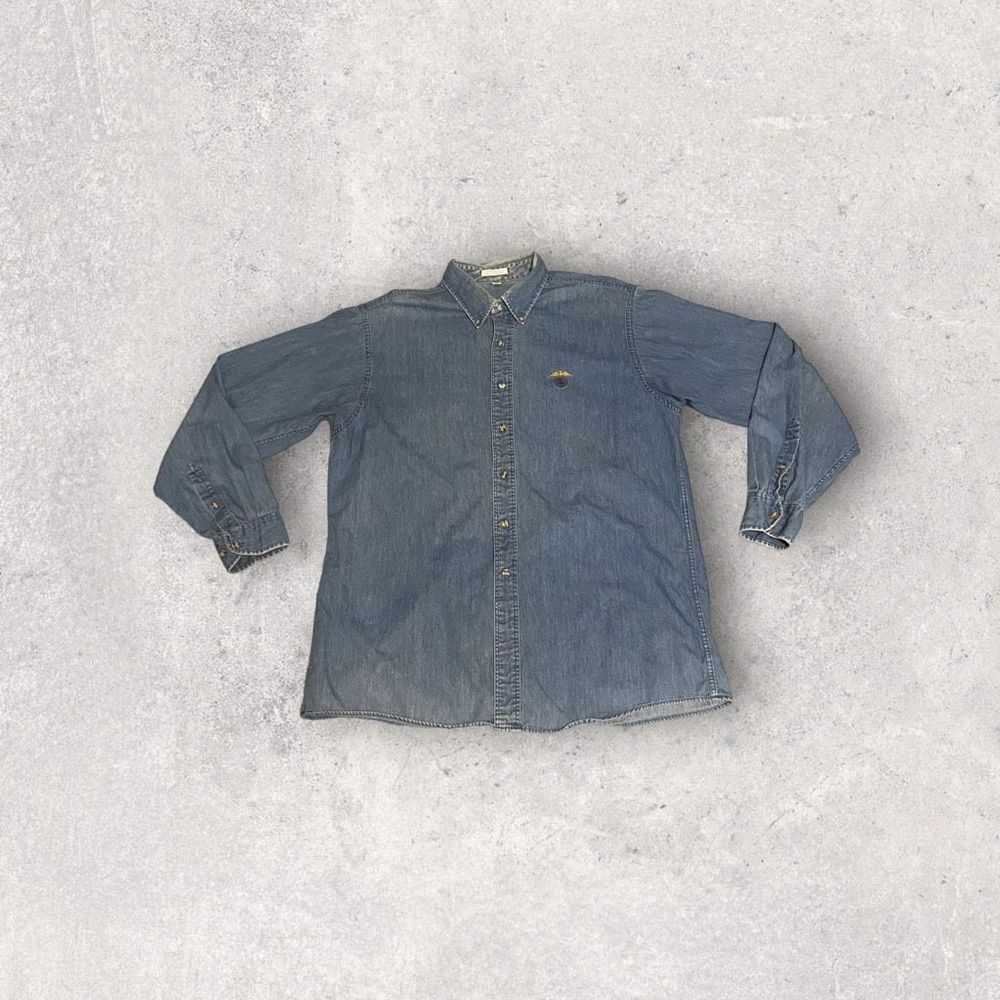 Eagle Denim Blue Dress Shirt Men’s 16.5 34/35